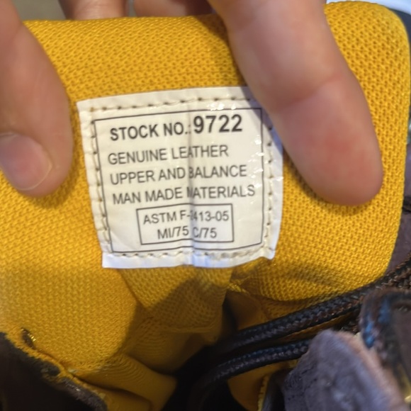 Men’s Ad Tec steel toe leather boots, waterproof, non slip, new in box - Picture 3 of 10